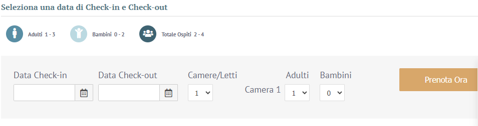 Vik Booking cambio diciture lingua
