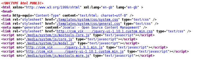 correct source code example for the calendar