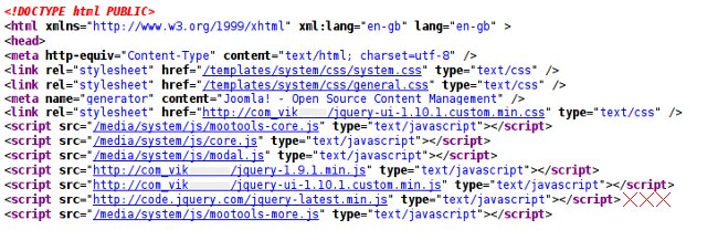 incorrect source code example for the calendar