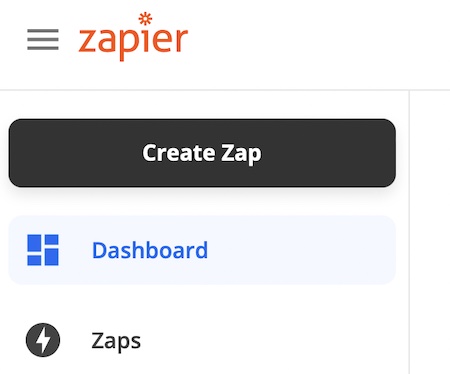 Zapier - Create Zap Zapier - Create Zap