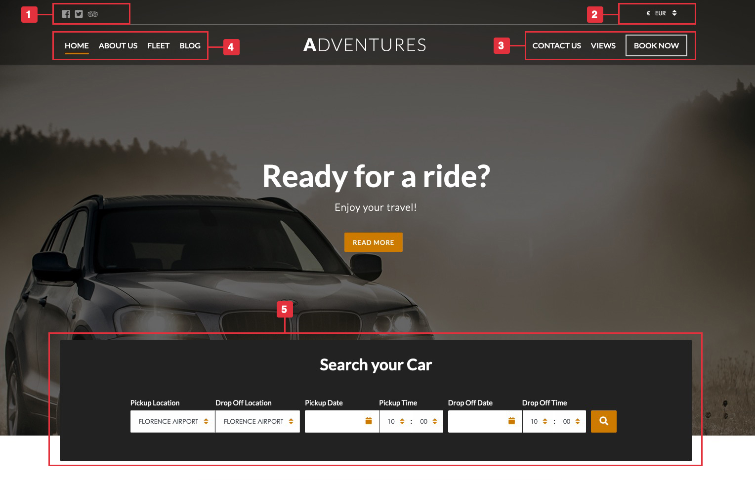 Adventures Theme Header Adventures Theme Header