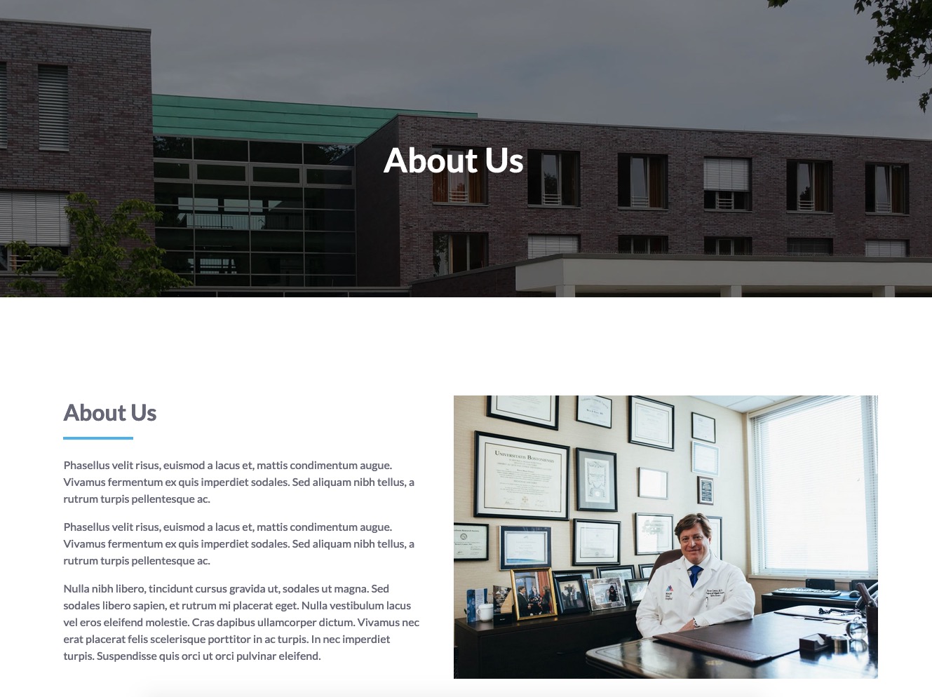 Header About Us page - MediCenter Theme Header About Us page - MediCenter Theme
