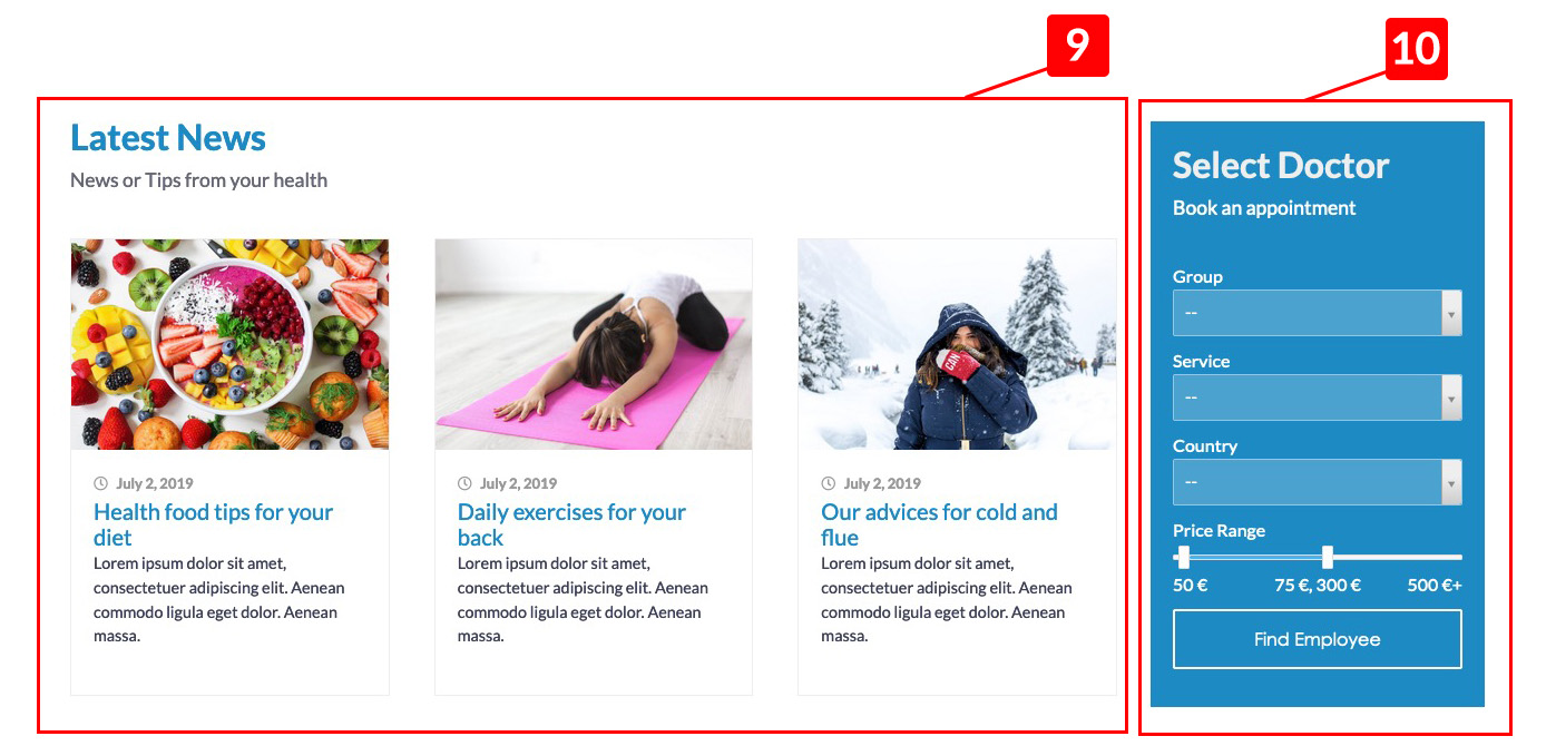 MediCenter Theme - Bottom News Sidebar MediCenter Theme - Bottom News Sidebar