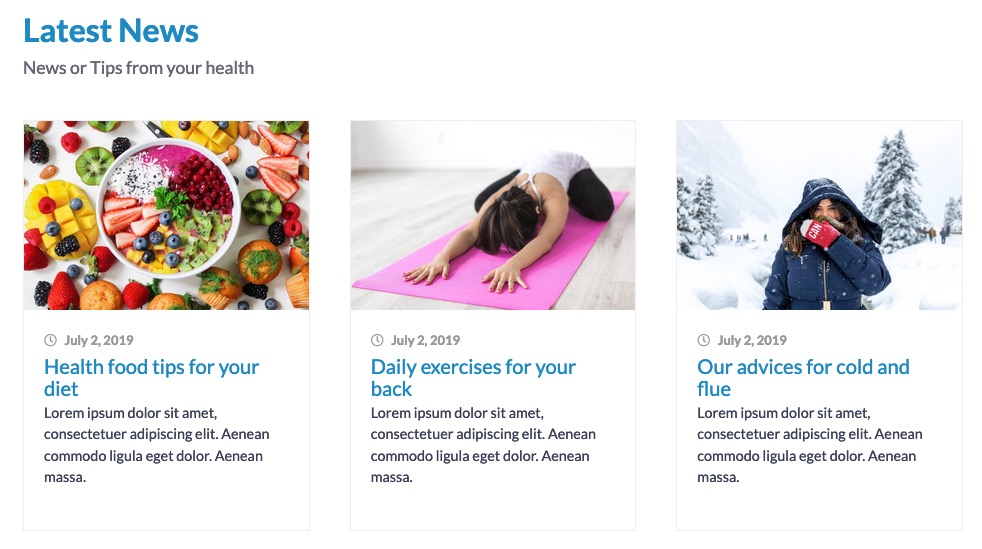 MediCenter - VikWP Category Widget