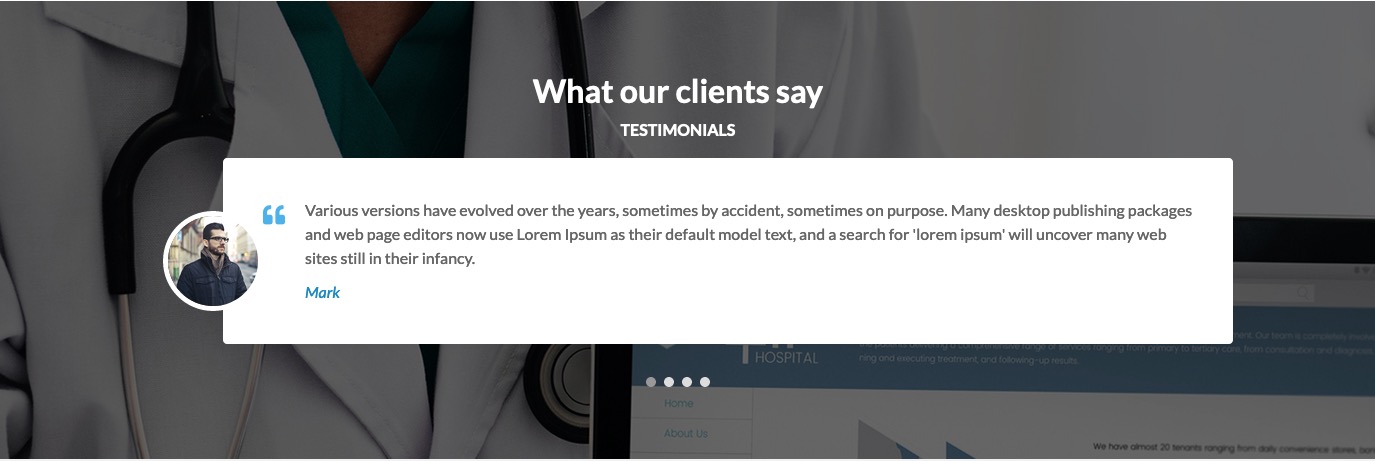 MediCenter - VikWP Text Slide Widget