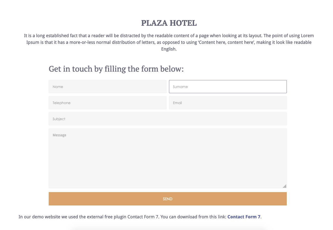 Header Contact Us page - Plaza Theme Header Contact Us page - Plaza Theme