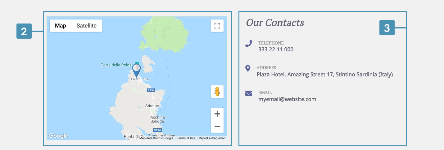Plaza Theme - Contact details Plaza Theme - Contact details