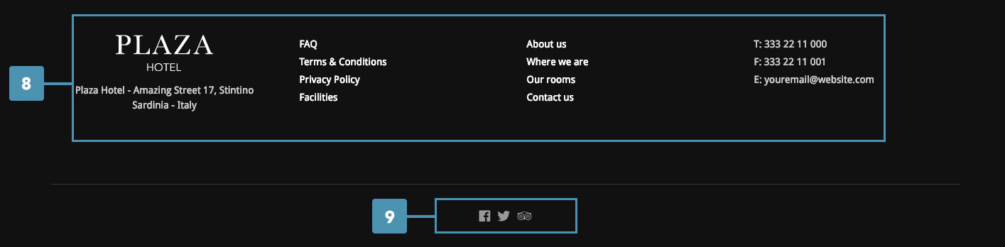 Plaza Theme - Footer Configuration Plaza Theme - Footer Configuration