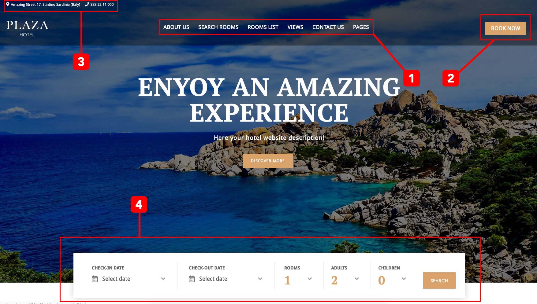 Plaza Theme Header Plaza Theme Header