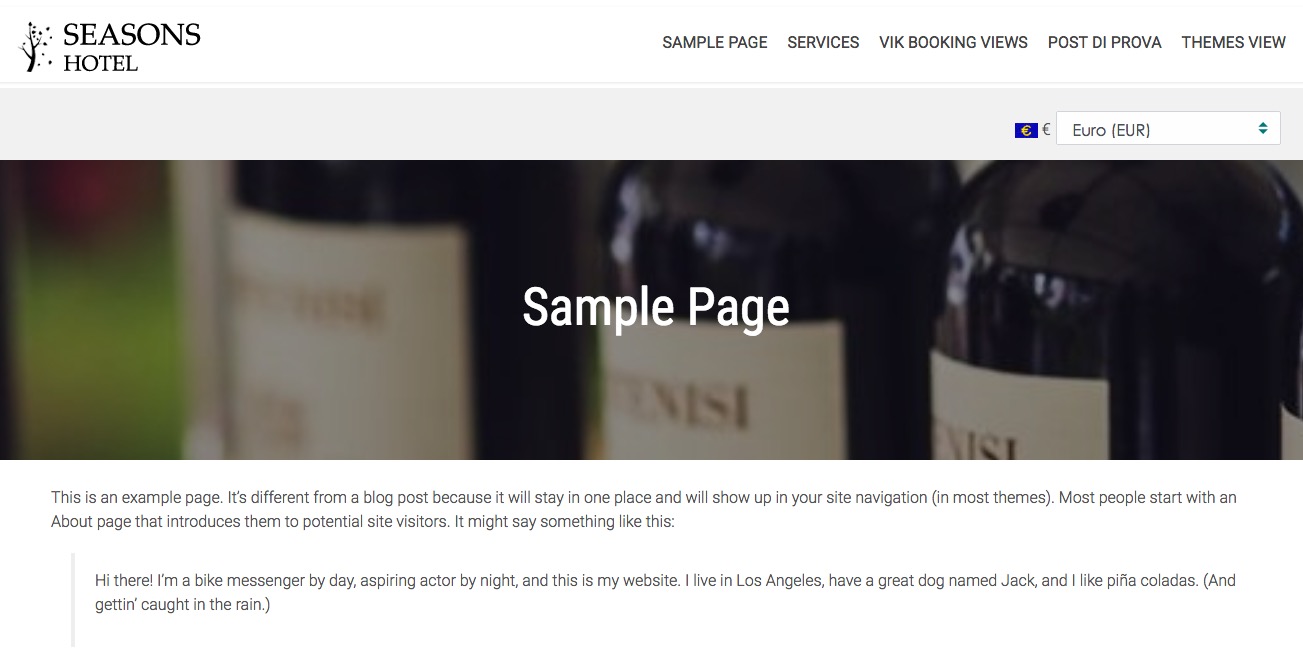 Template With Top Content - Page Attributes Seasons - Page Attributes Top Content