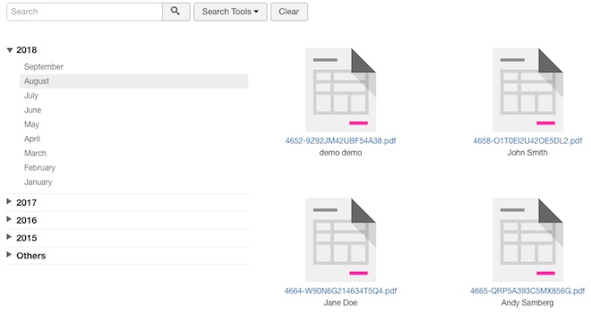 Vik Appointments - invoices archive