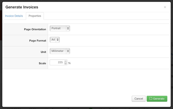 Vik Appointments - generate invoices