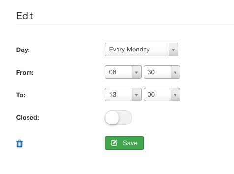 Vik Appointments - working time