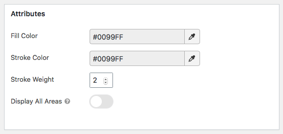 VikRestaurants - Delivery Area Attributes